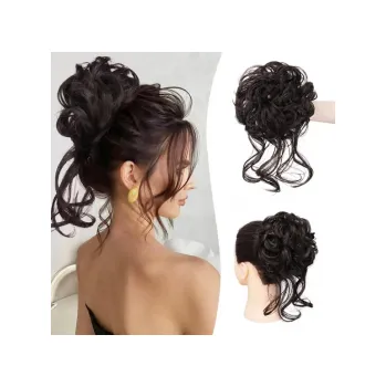 Příčesek Sofeiyan s elastickým páskem tmavě hnědá