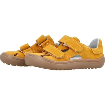 Dívčí sandály Jonap barefoot sandály Daisy hořčicová Velikost: 27