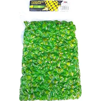 Návnadová surovina DK Fishing Partikl kukuřice Česnek 2 × 1 kg