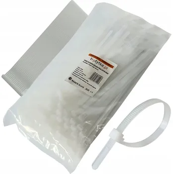 Organizace kabelů STAHOVACÍ PÁSKY opakovaně použitelné 7,2 x 200 mm, bílé