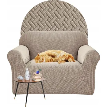 Napínací potah Potah na pohovku (kanape) Domidekor béžový