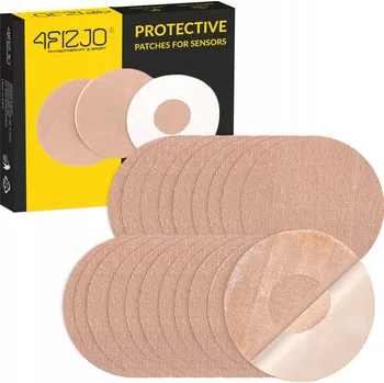Náplast Ochranná náplast na senzor CGM 4FIZJO béžová 20 ks, průměr 7,5 cm