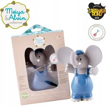 Kousátko na prořezávání zoubků Meiya & Alvin, látkové, modré