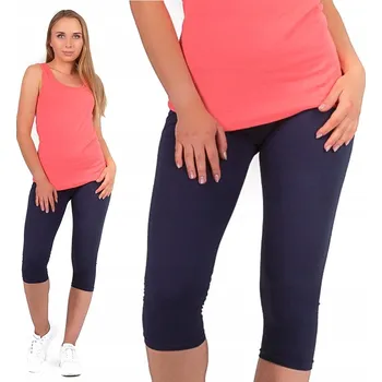 Dámské legíny MORAJ LEGÍNY 3/4 s vysokým pasem kryjící elastické S/M do posilovny
