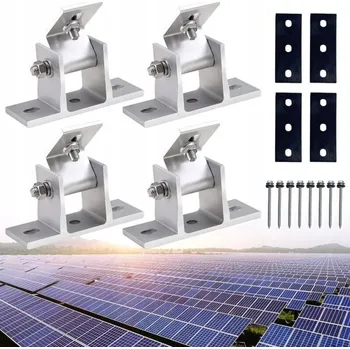 IP kamera 4 ks NASTAVITELNÁ SADA DRŽÁKŮ SOLÁRNÍHO PANELU