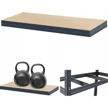 Dílenský regál Kovový skladový regál Wamar-Sosenka 6 x 75 x 50 cm max. 275 kg na polici