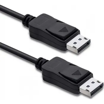 Video kabel Qoltec DisplayPort v1.4 male DisplayPort v1.4 male 8K 0.5m