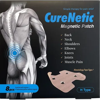 Masážní příslušenství CureNetic Náplast s magnetickou kuličkou tvar H