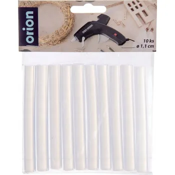 Průmyslové lepidlo 10x Tavná tyčinka LEPIDLO DO PISTOLE na horké lepení 1,1 cm 11 mm
