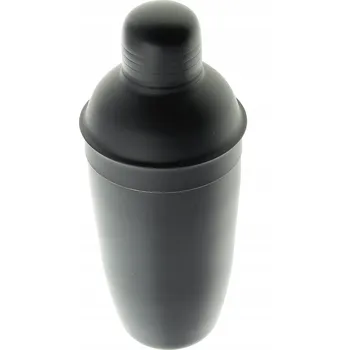 Shaker Metalový šejkr černý na koktejly a drinky