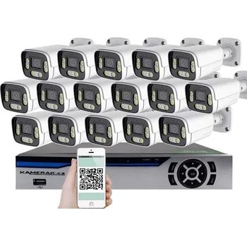 Kompletní kamerový systém 16 kamerový AHD set HE16-54E 5Mpx 1920p, H.265, CZ menu