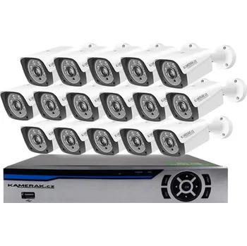 Couvací kamera 16 kamerový AHD set HE16-55E 5Mpx 1920p, H.265, CZ menu