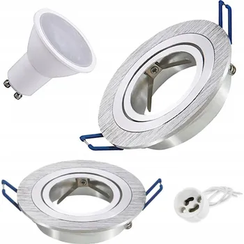 Bodové svítidlo Stropní bodové svítidlo zapuštěné Decorya 5 W GU10 9,2 cm stříbrné