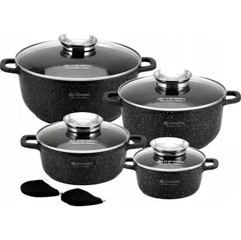 Sada nádobí Sada hrnců 8 dílů nádobí Edenberg 7432 zelená