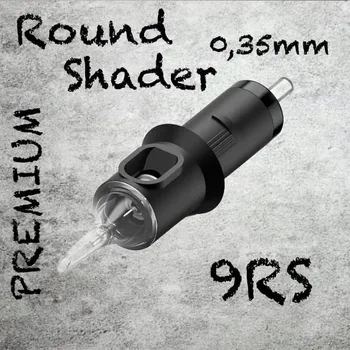 Tetování 9RS PREMIUM CARTRIDGE 0,35MM ROUND SHADER 1KS N3
