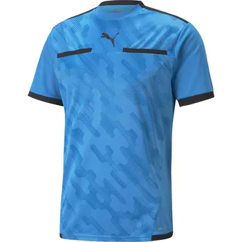 Pánské tričko Pánský fotbalový dres PUMA TEAMLIGA REFEREE JERSEY 705452_18 BLEU AZUR/PUMA BLACK 3XL