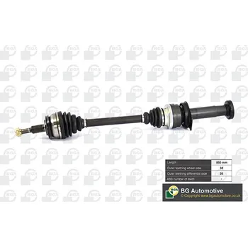 Poloosa kola Hnací hřídel - poloosa BGA DS9639R