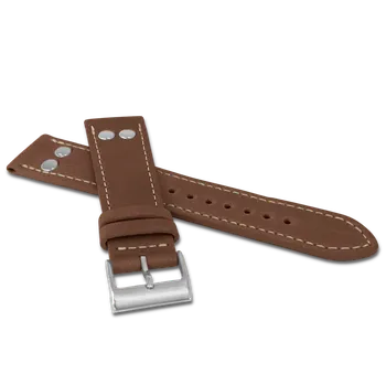 Řemínek na hodinky Lavvu LSUAE22 22 mm hnědý