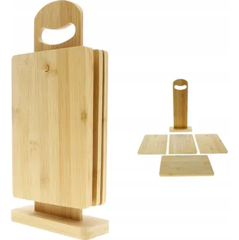 Kuchyňské prkénko Prkénko na krájení MPLCo bambusové 4 ks