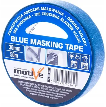 MALÍŘSKÁ PÁSKA MODRÁ 30 mm x 50 m papírová maskovací blue MOTIVE