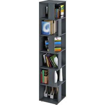 Obývací stěna Rohový regál, grafit, KORIND