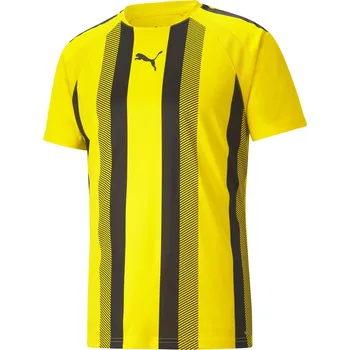 Pánské tričko Pánské funkční triko PUMA TEAMLIGA STRIPED JERSEY 704920_07 CYBER YELLOW/PUMA BLACK XXL