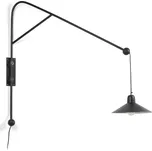 Černé nástěnné svítidlo ø 30 cm Eleazar – Kave Home ID_1758882