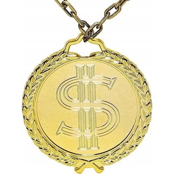 Náhrdelník Hip Hop náhrdelník, Dolar, Bižuterie, doplňky