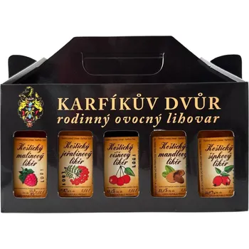 Pálenka Koštická sada likérů 5x0,04L