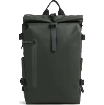 Městský batoh Rains Large Batoh s chlopní 52cm, 23L, tmavě zelená, umělé vlákno, 203169