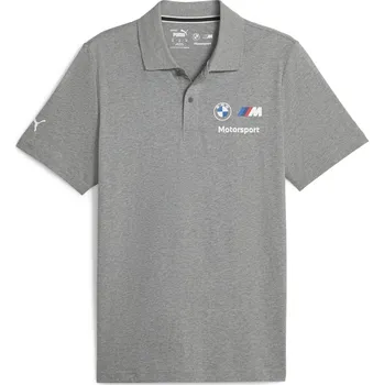 Pánské tričko Pánské triko s límečkem PUMA BMW MMS ESS POLO 621312_03 MEDIUM GRAY HEATHER L