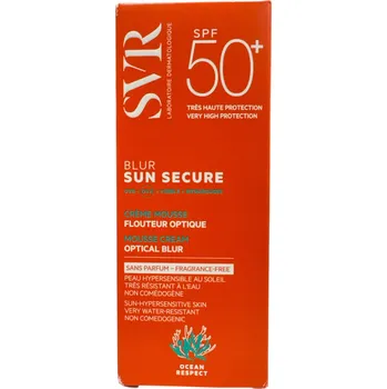 Přípravek na opalování SVR Sun Secure BLUR gelový krém na den s matujícím efektem SPF 50+ 50 ml