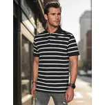 Pánské triko s límečkem DSTREET ČERNÁ L