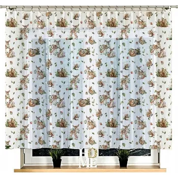 Fototapeta POHÁDKOVÝ Záclona Záclona s VOÁL VOILEM vel 500x145cm (hotová)