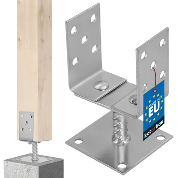 Základna sloupu přišroubovaná u 0-125 mm, držák, kotva na podstavci - Barva stříbrná - 0-125 mm