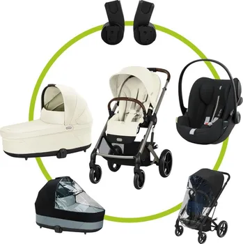 Kočárek CYBEX Akční set BALIOS S LUX Seashell Beige L