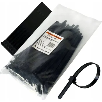 Stahovací páska STAHOVACÍ PÁSKY opakovaně použitelné 7,2 x 200 mm, černé