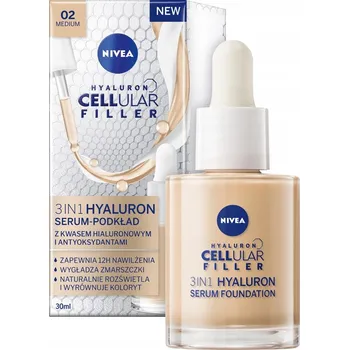 Podkladová báze na tvář NIVEA Cellular Filler 3v1 Sérum - Podkladová Báze 02 Střední