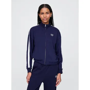 GAP Bavlněná bunda na zip Americana - Dámské GAP modrá 3331408