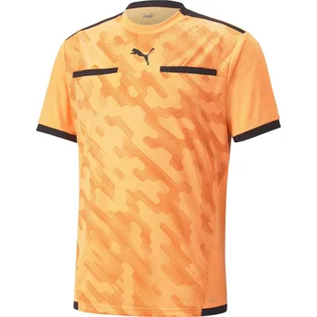 Pánský fotbalový dres PUMA TEAMLIGA REFEREE JERSEY 705452_21 NEON CITRUS/PUMA BLACK XXL
