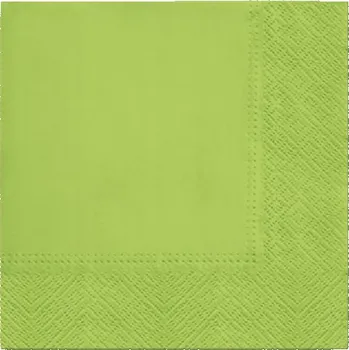 Papírový ubrousek Ubrousky Paw Decor na oběd limetkové 20 kusů