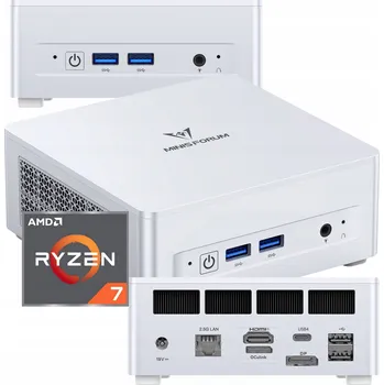 Stolní počítač Počítač Mini Pc Minis Forum Um870 Plus Ryzen 7 8 Jádro 8745h Barebone