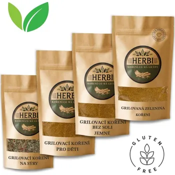 Koření Herbi Degustační sada koření Malý gril (4 druhy)