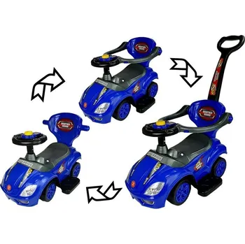 Odrážedlo Mamido Dětské odrážedlo 3v1 Mega Car modré