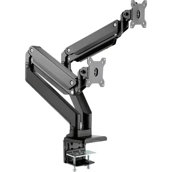 Držák monitoru Roline 2násobný držák na stůl pro monitor černá otočný