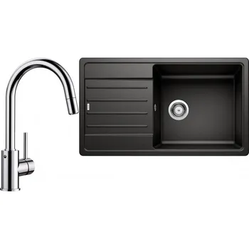 Granitový dřez Set RS Blanco Legra XL 6 S + Blanco Mida-S (antracit + chrom)