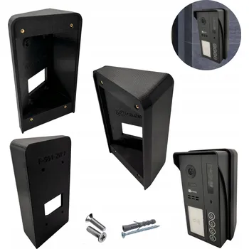 IP kamera Úhlový adaptér pro montáž videotelefonu GENWAY F-S64-2W ČERNÝ