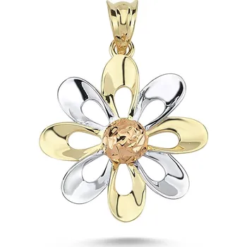 Přívěsek Lillian Vassago Přívěsek květina kombinované zlato LLV46-GP084