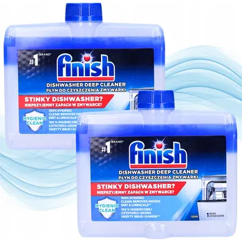 Mycí prostředek Čistič Finish Čisticí prostředek do myčky nádobí Regular 2 x 0,25 l