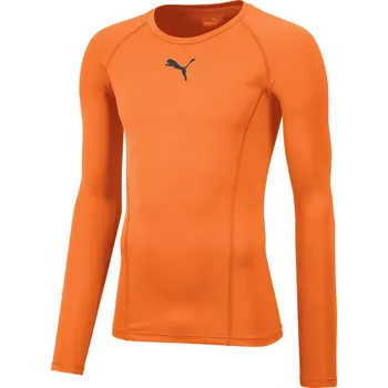 Pánské tričko Pánské funkční triko PUMA LIGA BASELAYER TEE LS 655920_08 GOLDEN POPPY S